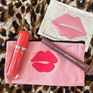 Brand New Revlon Kiss Plumping Lip Cream & Ultra HD Vinyl Lip Polish Liquid Lip